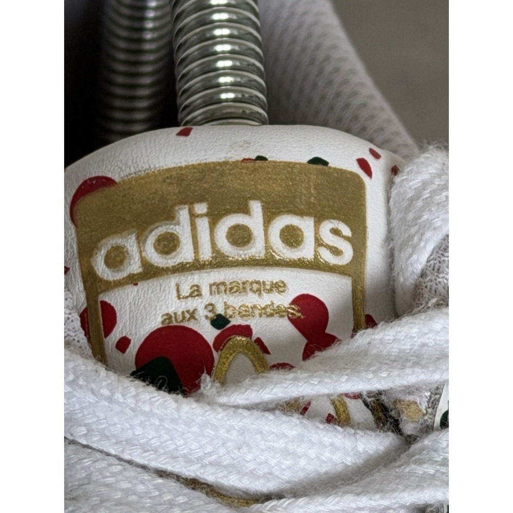 Adidas Superstar Splashes Splatter Drips White Mens Size 9 - Picture 9 of 11